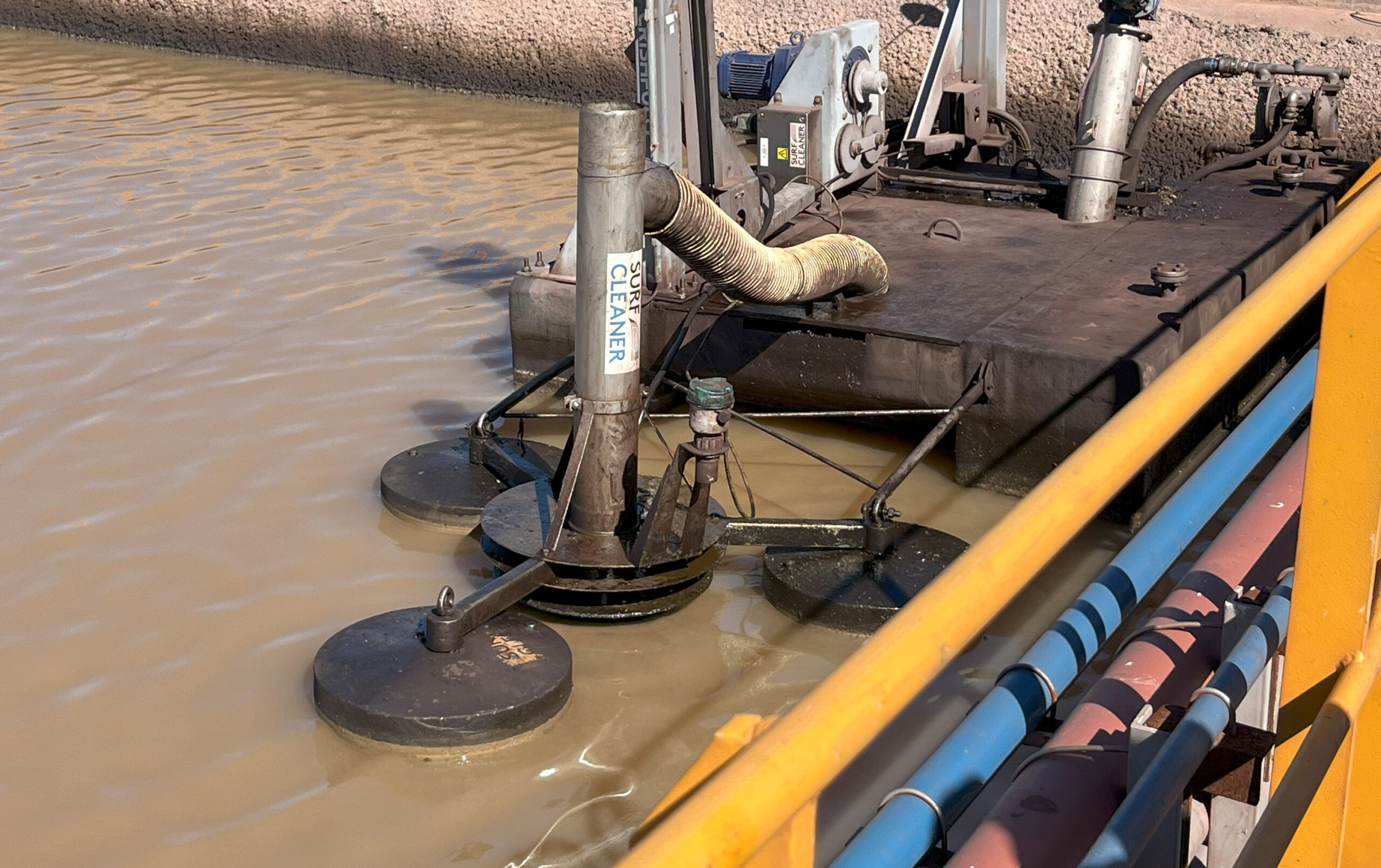 SurfCleaner SCO 8000 cleans wastewater at steel processing plant in Argentina