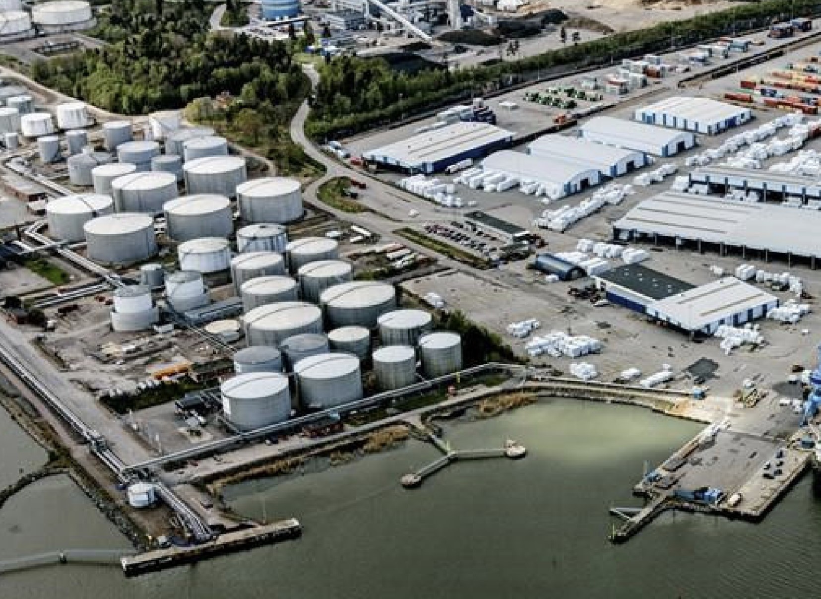 Port of Norrköping wastewater treatment oil separation facility