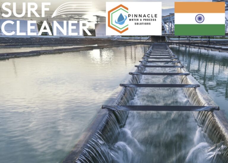Surfcleaner partners with Pinnacle Water & Process Solutions in India